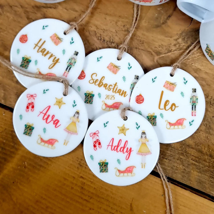 Nutcracker or Sugarfairy Mug / Tree Decoration Set