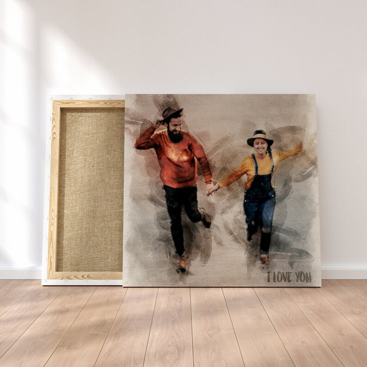 Watercolour Portrait - Valentines Gift, Gift For Him, Gift For Her