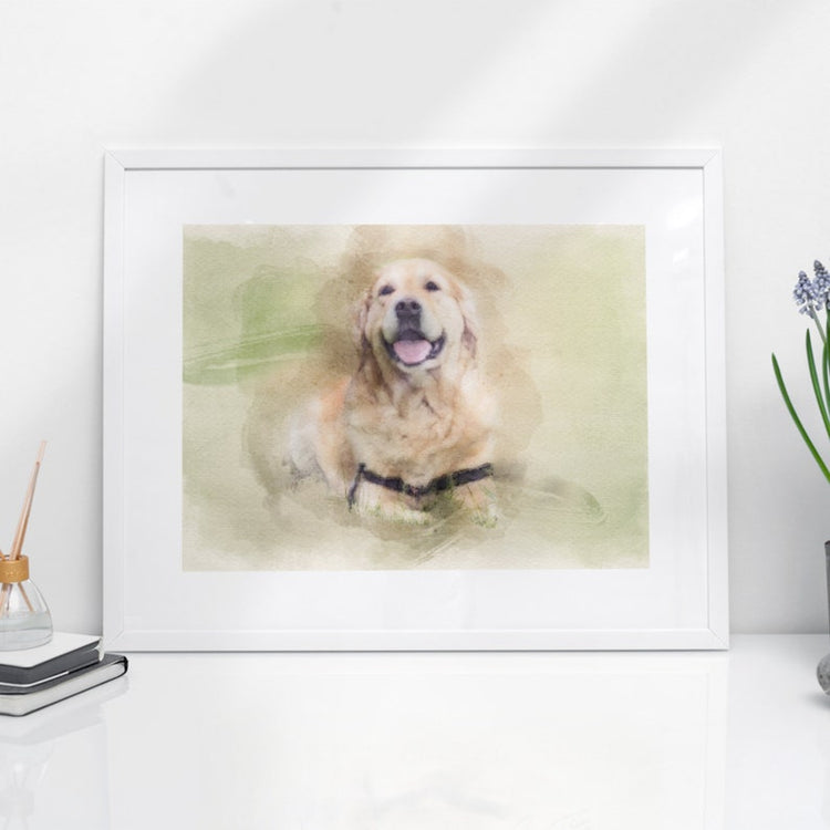 Watercolour Personalised Portrait – Custom Family Photo Art