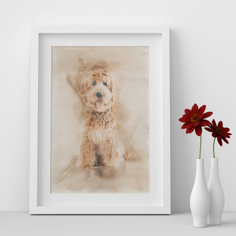 Watercolour Personalised Portrait – Custom Family Photo Art