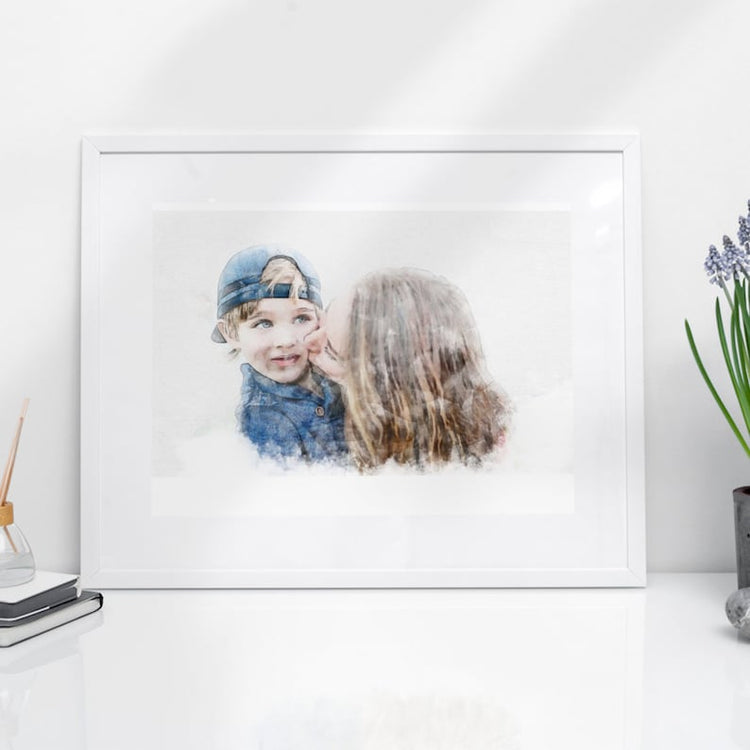 Custom Portrait from Photo – Bridesmaid, Wedding & Digital Art Gift
