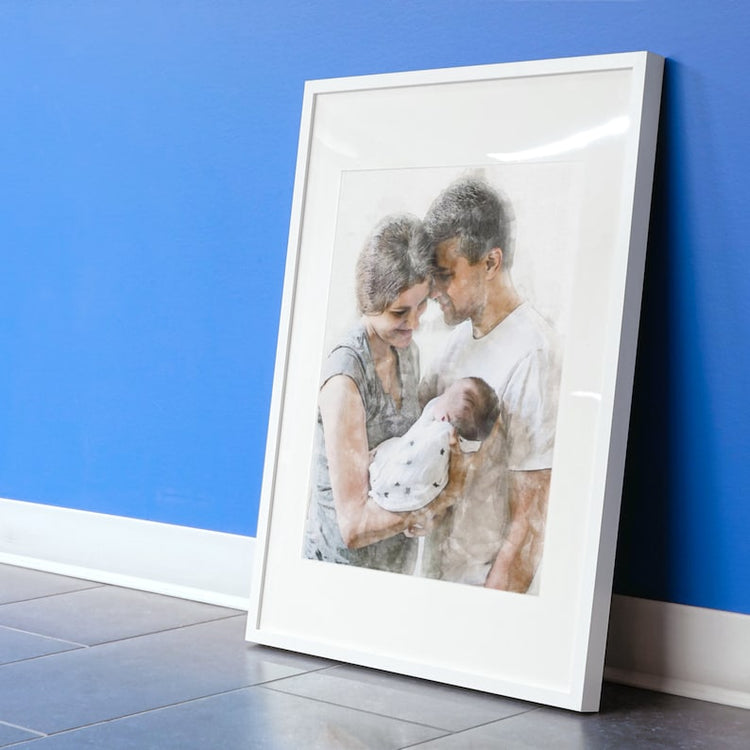 Custom Portrait from Photo – Bridesmaid, Wedding & Digital Art Gift