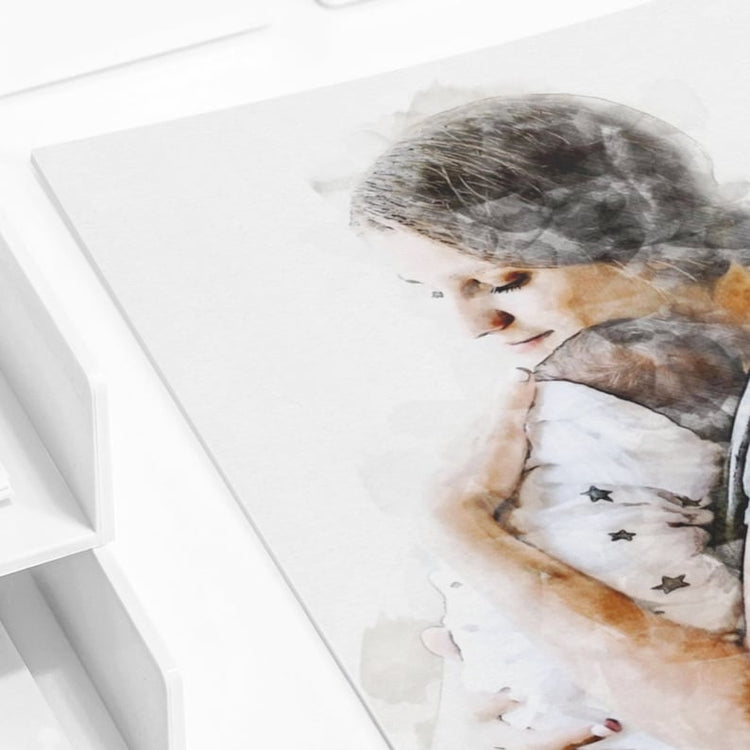 Custom Portrait from Photo – Bridesmaid, Wedding & Digital Art Gift