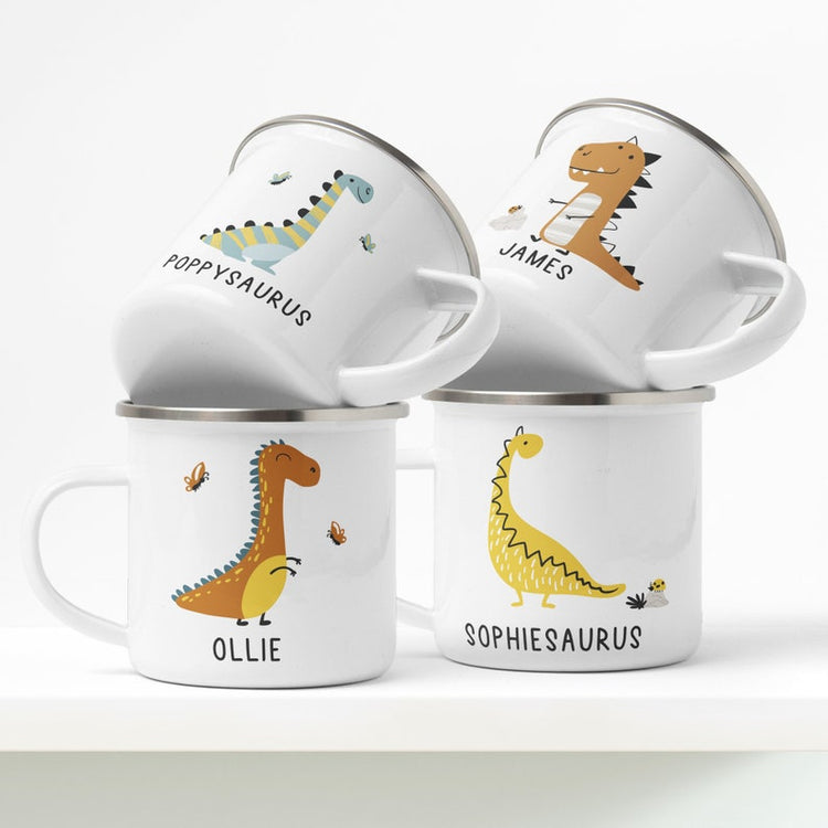Personalised Dinosaur Mug - T-Rex Mug, Childrens Mug