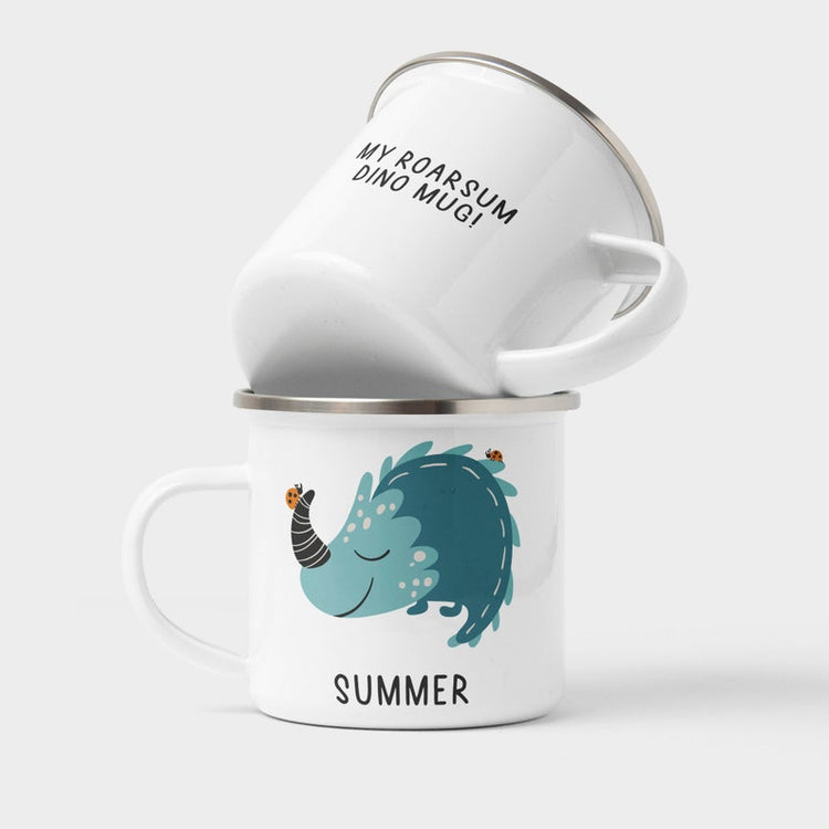 Personalised Dinosaur Mug - T-Rex Mug, Childrens Mug