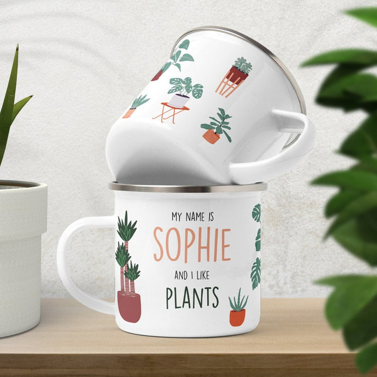 Personalised Floral Mug for Mum – Botanical & Mother’s Day Gift