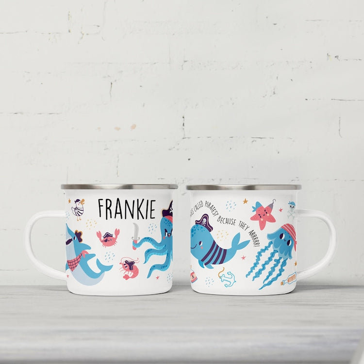 Personalised Kids Pirate Mug – Fun Gift for Boys & Girls
