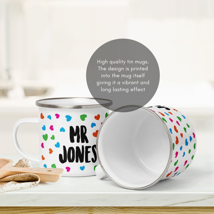 Personalised Mr & Mrs Mugs – 10th Anniversary & Wedding Gift