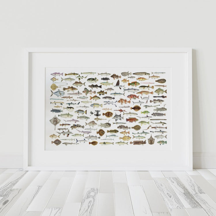 Fishing Print – Fisherman Gift & Fish Wall Art for Dad or Him