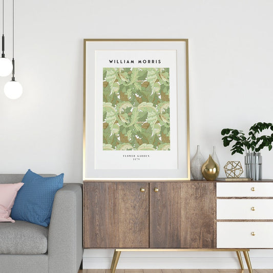 William Morris Poster – Floral Flower Garden Print Wall Art