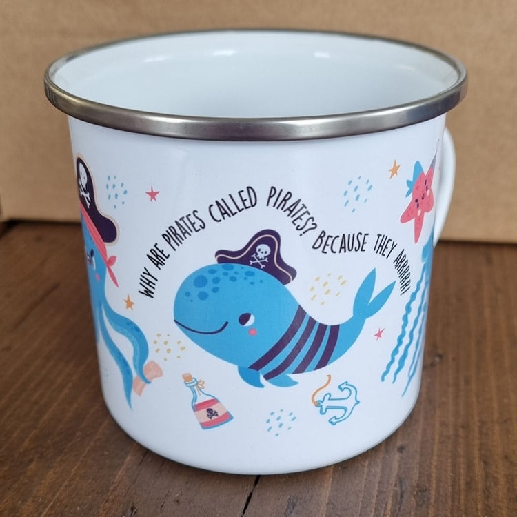 Personalised Kids Pirate Mug – Fun Gift for Boys & Girls