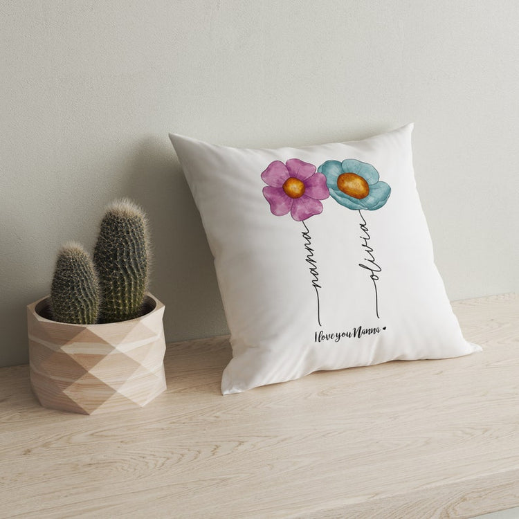 Personalised Nanny Cushion – Mother’s Day Gift for Nanny, Nana & Mum