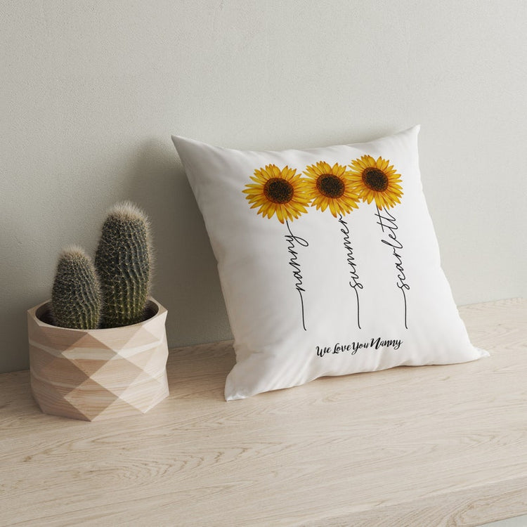 Personalised Nanny Cushion – Mother’s Day Gift for Nanny, Nana & Mum