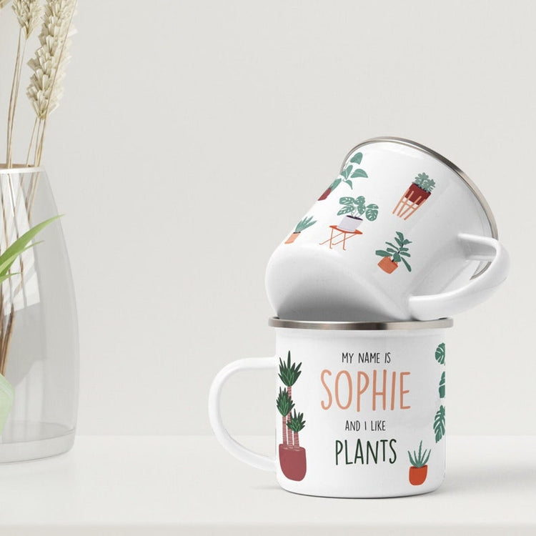 Personalised Floral Mug for Mum – Botanical & Mother’s Day Gift
