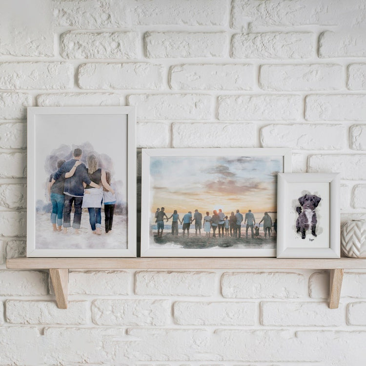 Personalised Digital Portrait from Photo – Custom Art Gift & Wall Decor