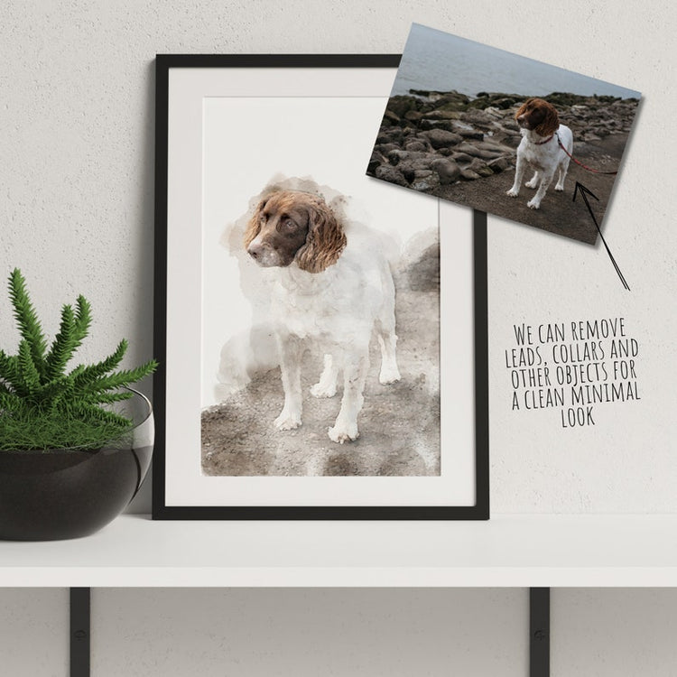 Custom Pet Portrait – Personalised Dog, Cat & Animal Artwork