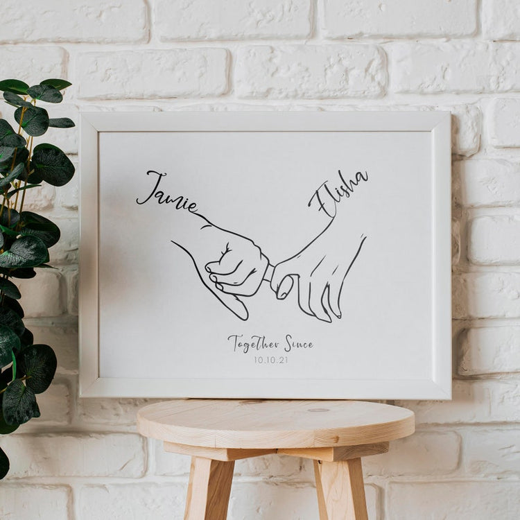 Custom Anniversary Gift for Couples – Personalized Valentine’s Gift