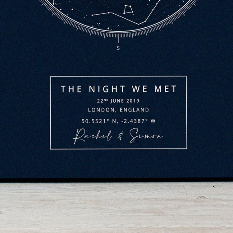 Custom Star Map Print – Personalised Night Sky & Anniversary Gift