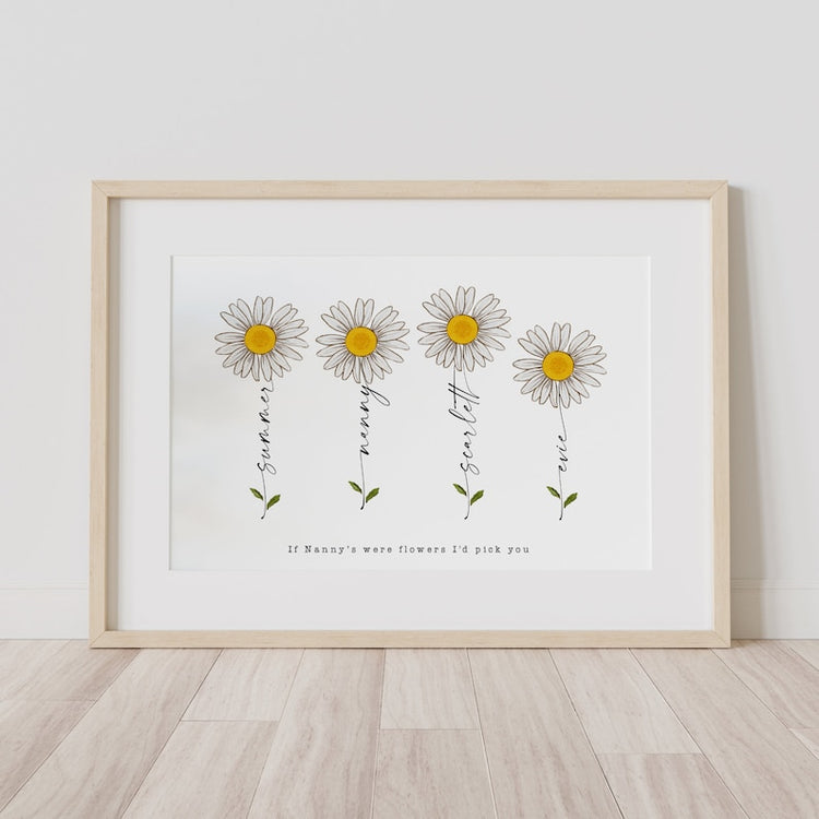 Personalised Mother’s Day Gift – Illustration for Mum, Nanny & Granny