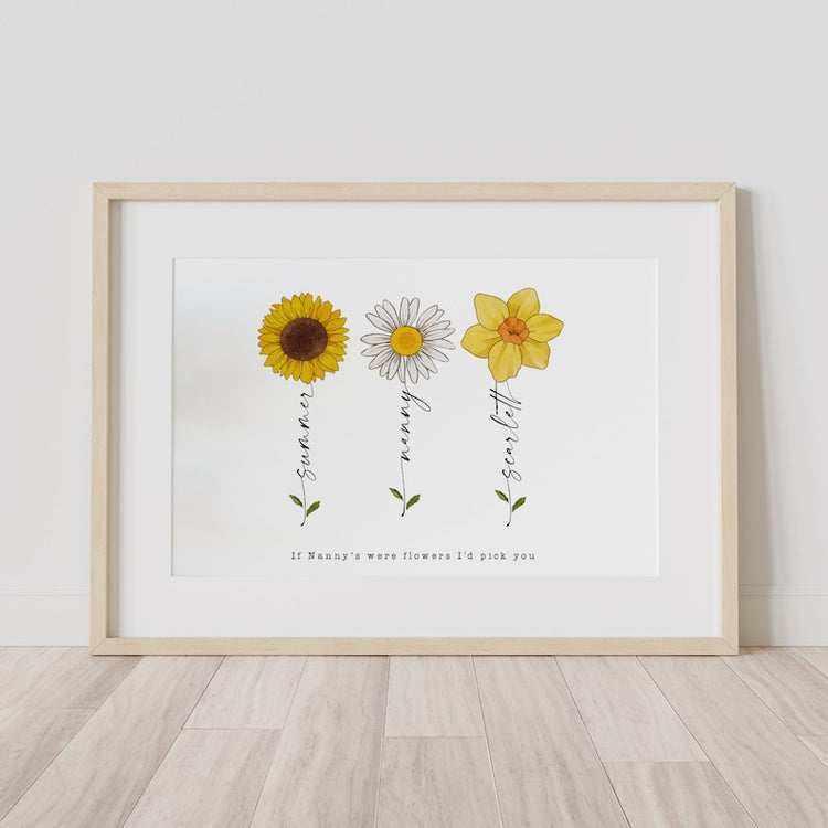 Personalised Mother’s Day Gift – Illustration for Mum, Nanny & Granny
