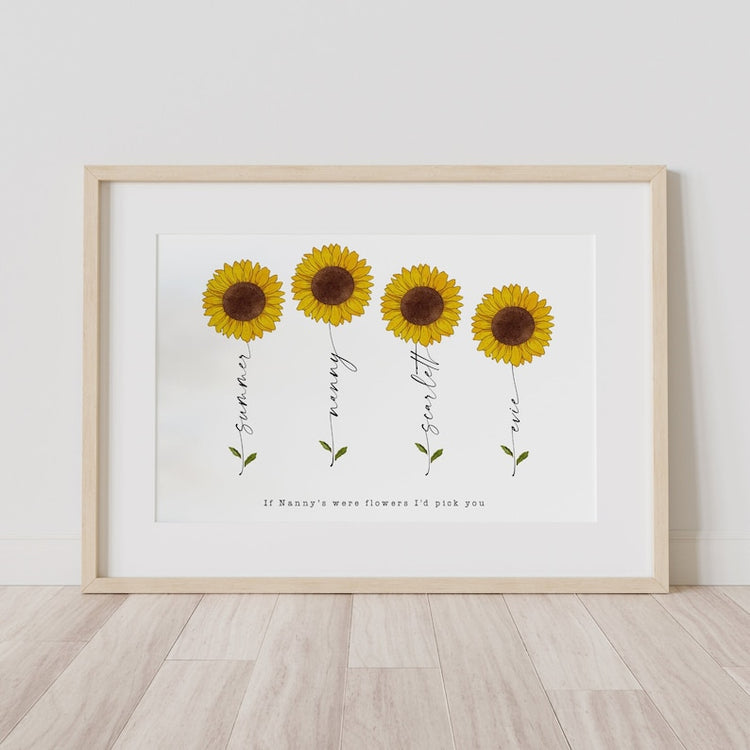 Personalised Mother’s Day Gift – Illustration for Mum, Nanny & Granny