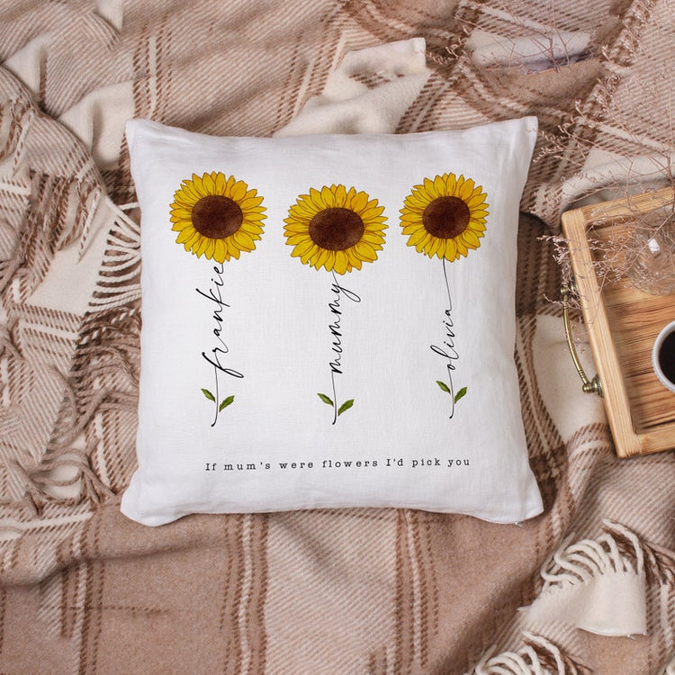 Personalised Mum Cushion – Mother’s Day & Birthday Gift from Children