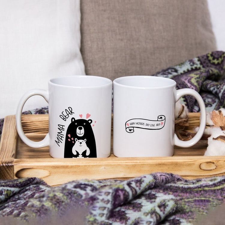 Mother’s Day Mama Bear Mug – Gift for Mum & New Mums