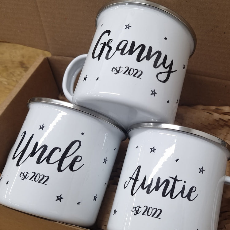 New Grandparents Mug Set – Pregnancy & Baby Announcement Gift
