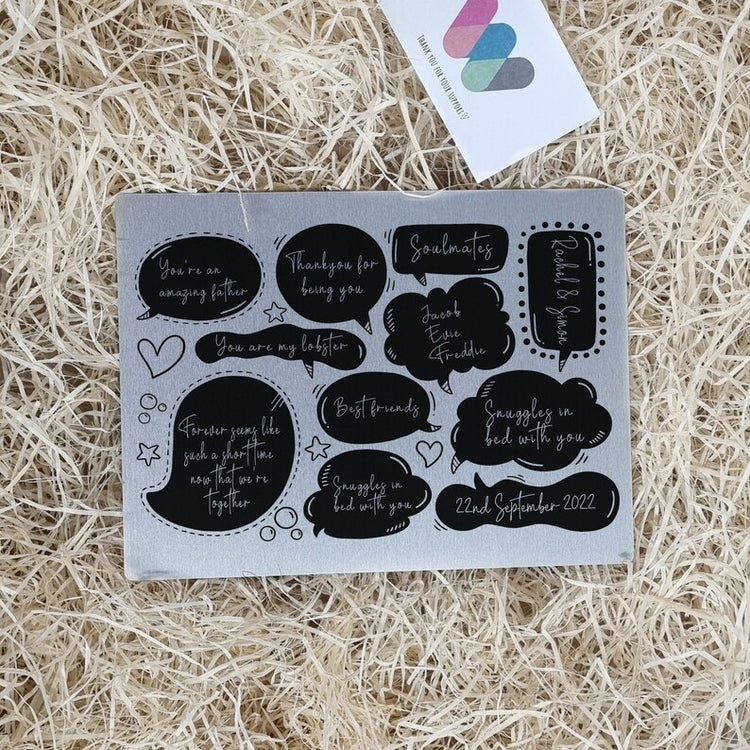 10 Year Anniversary Gift – “Things I Love About You” Print