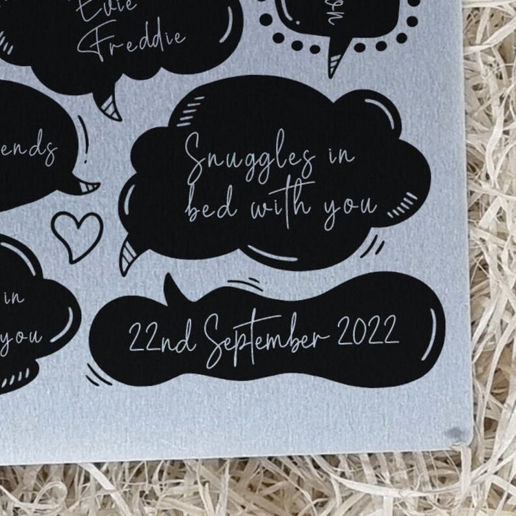 10 Year Anniversary Gift – “Things I Love About You” Print