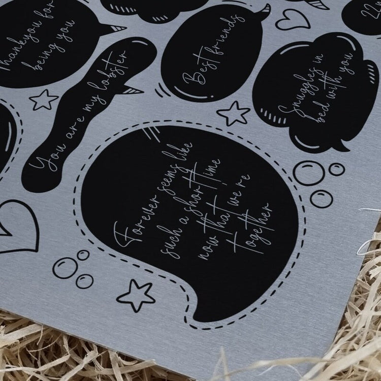 10 Year Anniversary Gift – “Things I Love About You” Print