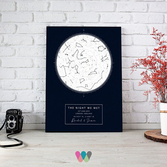Custom Star Map Print – Wedding, New Baby & Night Sky Gift