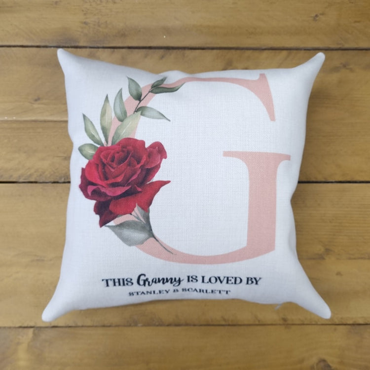 Personalised Granny Cushion – Mother’s Day Gift for Gran & Nanny
