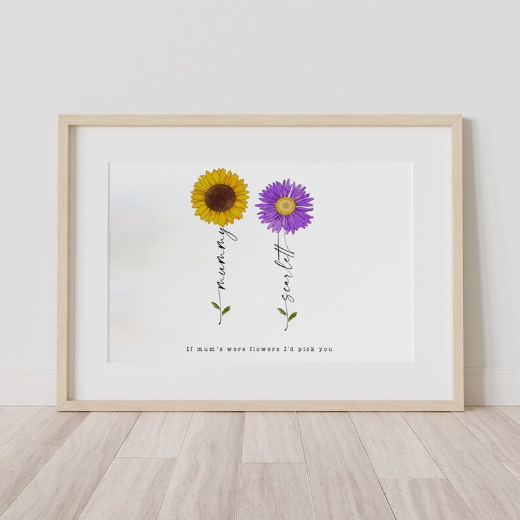 Personalised Mother’s Day Gift – Illustration for Mum, Nanny & Granny