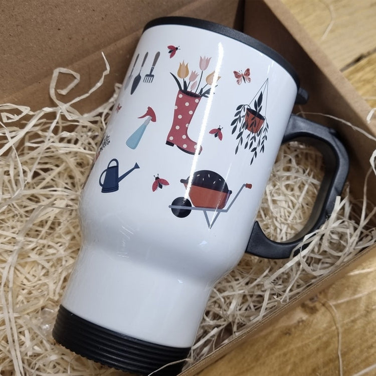 Personalised Allotment Thermal Mug – Gardener & Home Grower Gift
