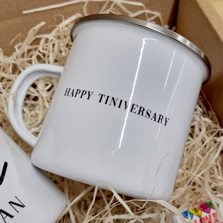 10 Year Anniversary Mr & Mrs Mug Set – Personalised Couple Gift