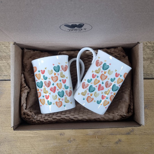 20th wedding anniversary gift, anniversary gift for couple, Mr & Mrs Mug Set, 20th anniversary, China, Gift For Him, Gift For Her