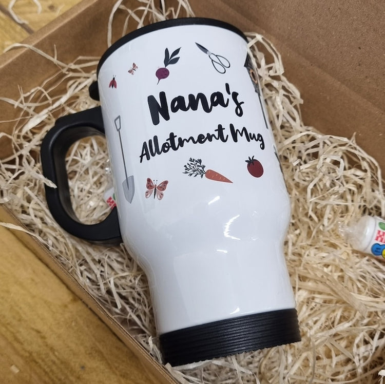 Personalised Allotment Enamel Mug – Gardener & Home Grower Gift