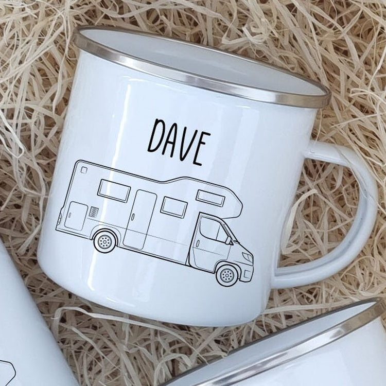 Personalised Motorhome Mug & Flask Set – Campervan & NC500 Gift