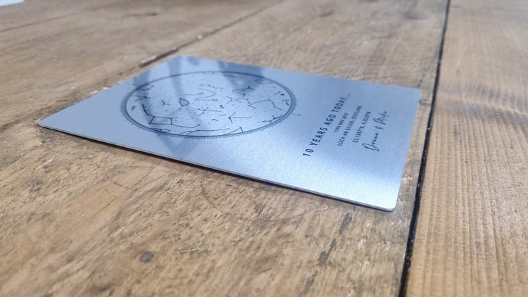 10 Year Anniversary Star Map Print – Personalised Mr & Mrs Gift