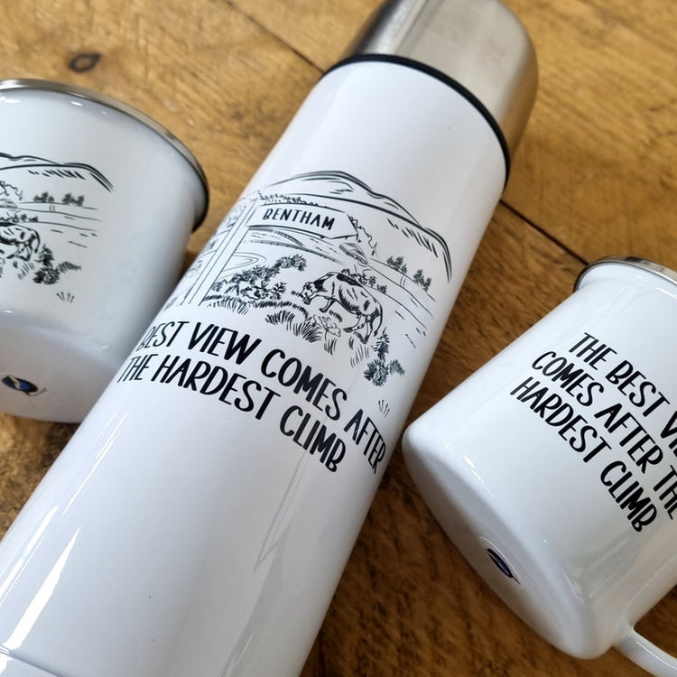 Personalised Walkers Mug & Flask Set – Hiking & Countryside Gift