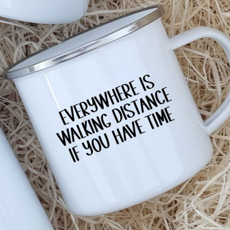 Hiking & Mountain Gift - Personalised Walkers Mug & Flask Set