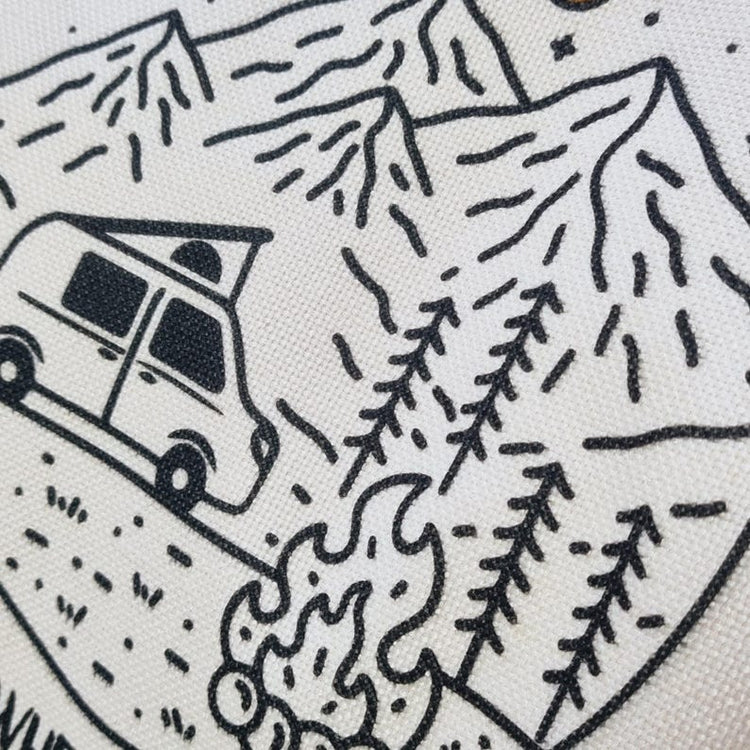 Personalised Campervan Cushion – Gift for Motorhome & Van Life Lovers
