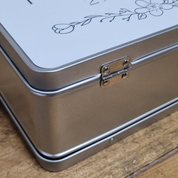 Personalised 10 Year Anniversary Tin – Custom Wedding Anniversary Gift