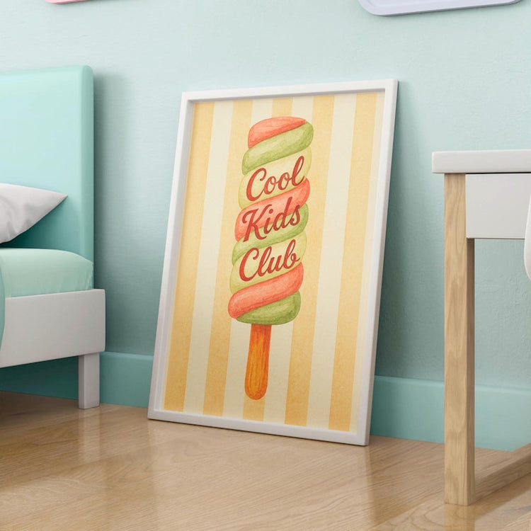 Cool Kids Club Print – Kids Bedroom Wall Art & Positive Affirmation