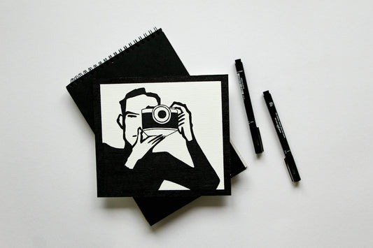 black and white skull illustration