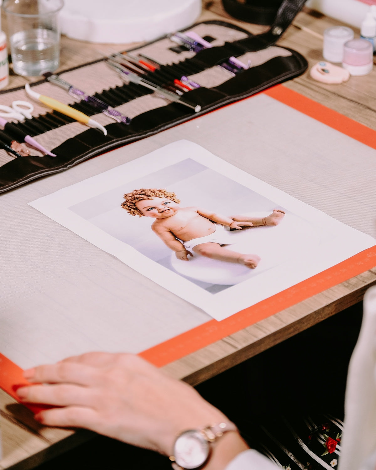 woman in white dress photo
