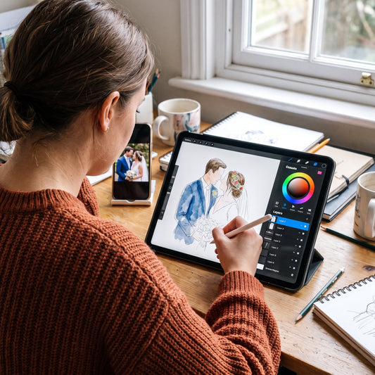 Watercolour Portraits from your photos