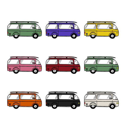 Personalised Campervan Enamel Mug Set - Motorhome Mug Flask Set