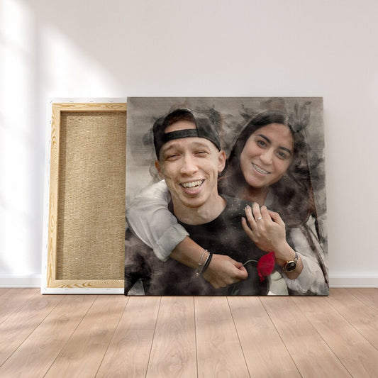 Watercolour Portrait - Valentines Gift, Gift For Him, Gift For Her